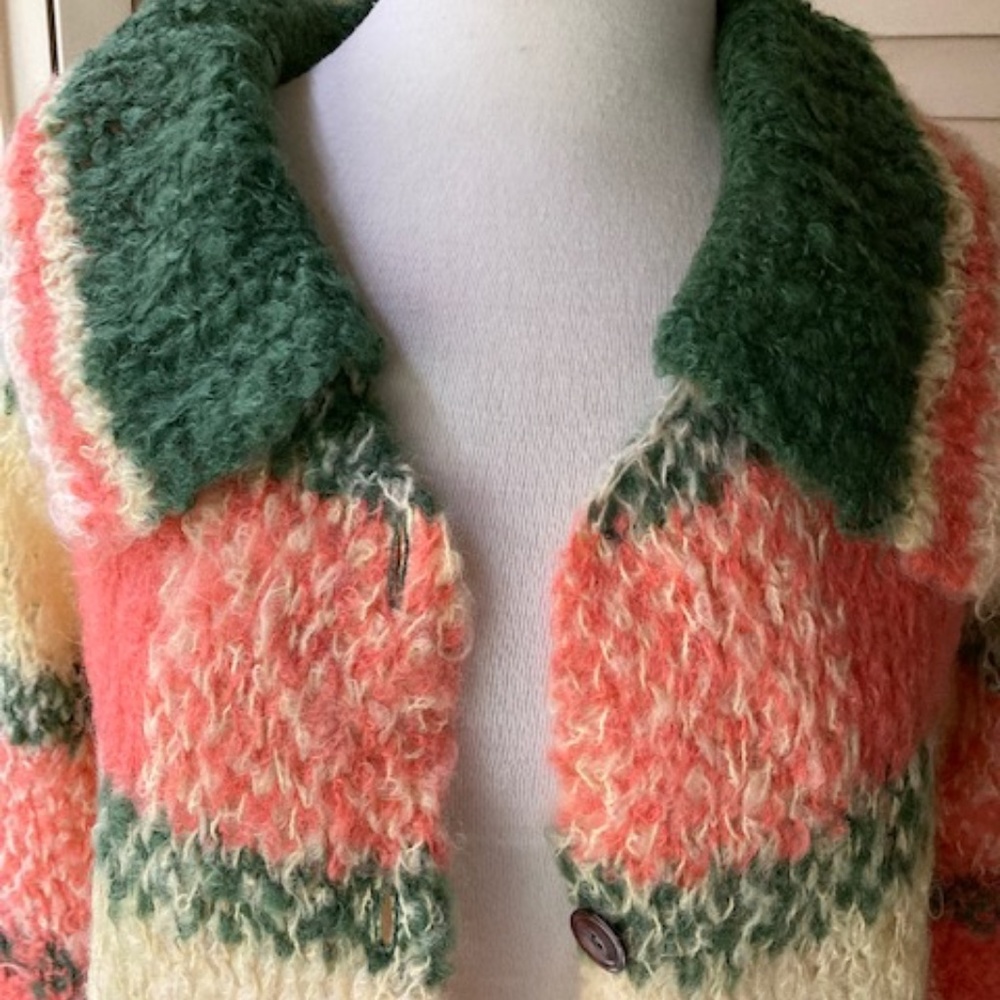1960's Mohair Cardigan - Picture 2 of 7